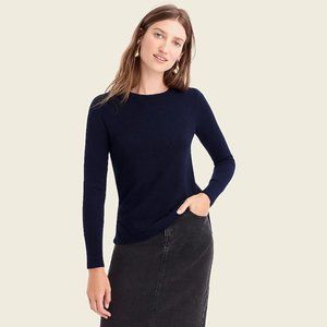 Gray J. Crew 100% Cashmere Classic Slim Fit Crewneck Sweater, XXS